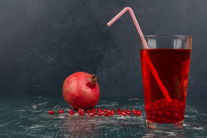 Pomegranate Lemon Iced Tea