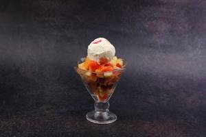 Fruit Salad With Ice Cream
