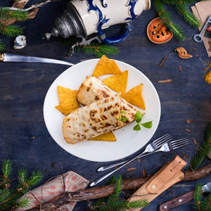 Chilli Paneer Roll
