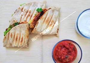 Veg kebab wrap