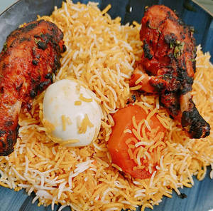 Chicken Achari Tangdi Biryani