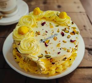 Rasmalai Cake Eggless