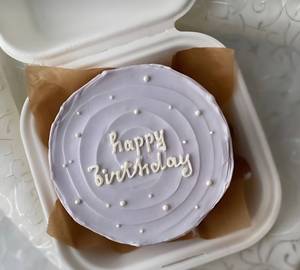 Blackcurrant Bento Cake  