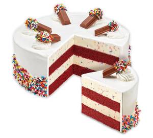 Red Velvet Kit-kat Cake
