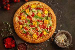 Cheese And Paneer Pizza (8 inch)