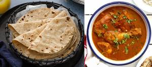 3 Chapathy + Chicken Masala