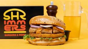 Chicken Cheese Chunks Burger