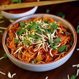 Triple Schezwan Veg Fried Rice