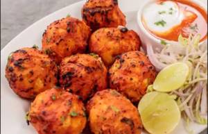 Mushroom Tandoori Dry Momos