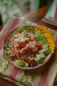 Salad Watermelon Feta Cheese