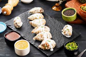 Chicken Afghani Momos [8 Pieces]