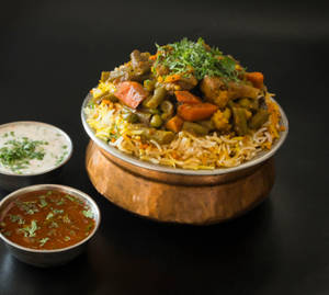 Veg Hyderabadi Biryani