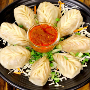 Chicken Steamed Momos [5Pieces]