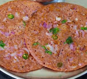 Ragi Onion Dosa 6pcs (order Side Dish Seprate)