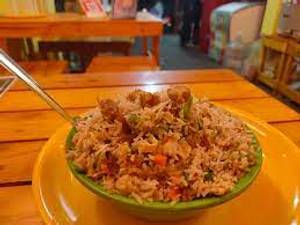 Chilli Garlic Rice (Chicken)