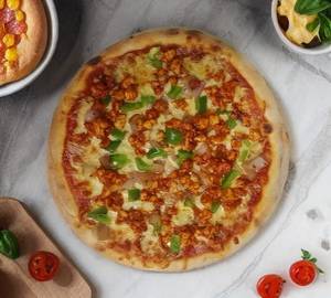 13" Inches (extra Large 12 Pieces) Hot & Sweet Chicken Pizza
