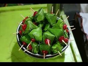 Singhara mitha paan
