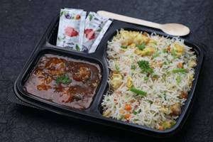 Chicken Fried Rice Chicken Manchurian Combo
