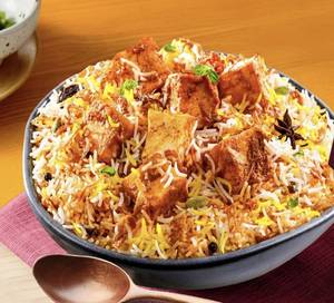 Paneer Tikka Dum Biryani
