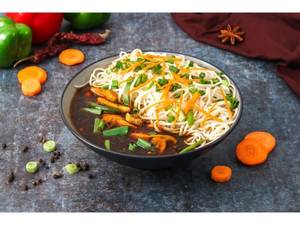 Veg Manchurian Noodles (With Gravy)