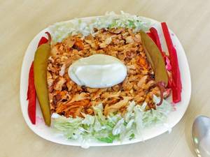 Hummus Chicken Shawarma