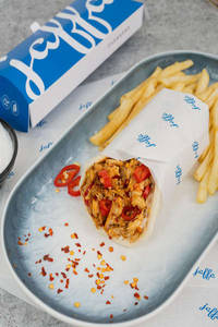 Chicken Bhuna Shawarma