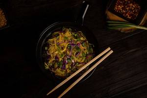 Singapore Rice Noodles Veg