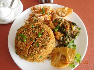 Hunan Rice Cummin Chicken