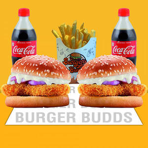 2 Veg Burger + 1 Small Fries + 2 Cold Drink