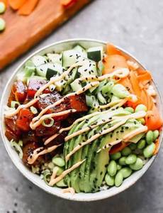 Ahi Tuna Poke Bowl