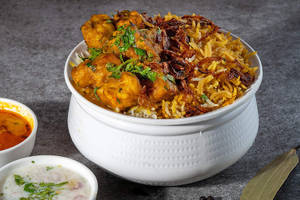 Special Chicken Bonless Dum Biryani