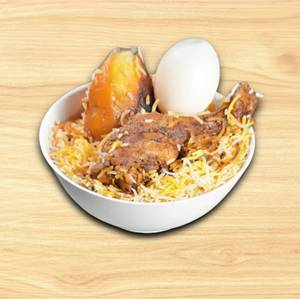 Chicken biryani  with egg