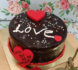 Royal Chocolate Truffle Love Bento Cake