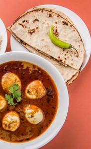 Egg Curry With Roti