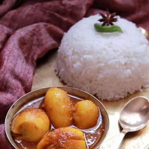 Dimer Jhol Rice Combo ( 2 Pc)