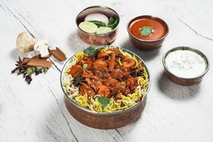 Executive Mushroom Biryani [500 Ml]