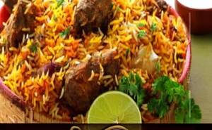 Mutton handi Biryani Half