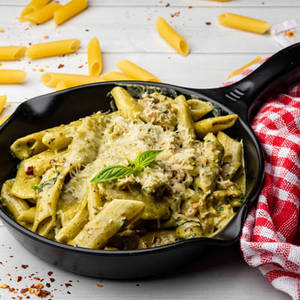 Penne Ala Pesto New Addition (500 Ml) - Veg