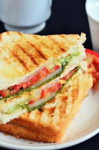 Plain veg sandwich