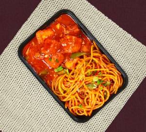 Chilli Soya Chaap Bowl