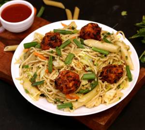 Veg Manchurian Noodles