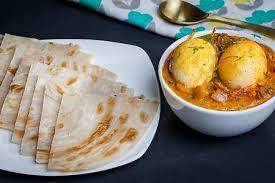 Paratha (2pc) With Chicken Egg Masala