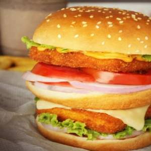 Double Paneer Smoked House Burger