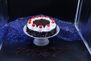 Black forest with cherries cake