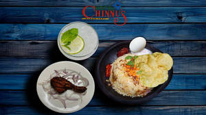 One Piece Chicken Biriyani With Egg [500ML] + One Piece Chicken Fry + Fresh Lime Juice [300ML]