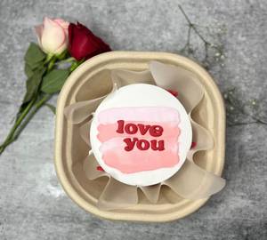 Valentines Butter Scotch Bento Cake