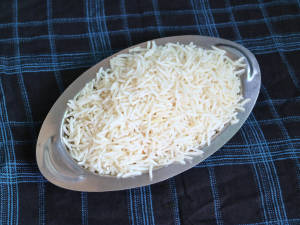 Plain rice                      