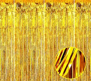 Foil Fringe Curtain (golden)
