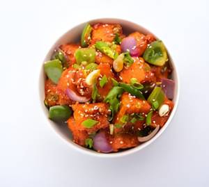 Paneer Chilly  [dry] 8 Pcs