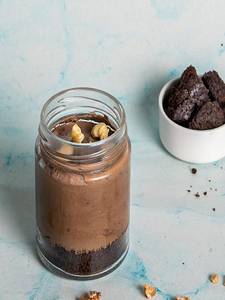 Walnut Brownie Mousse Jar